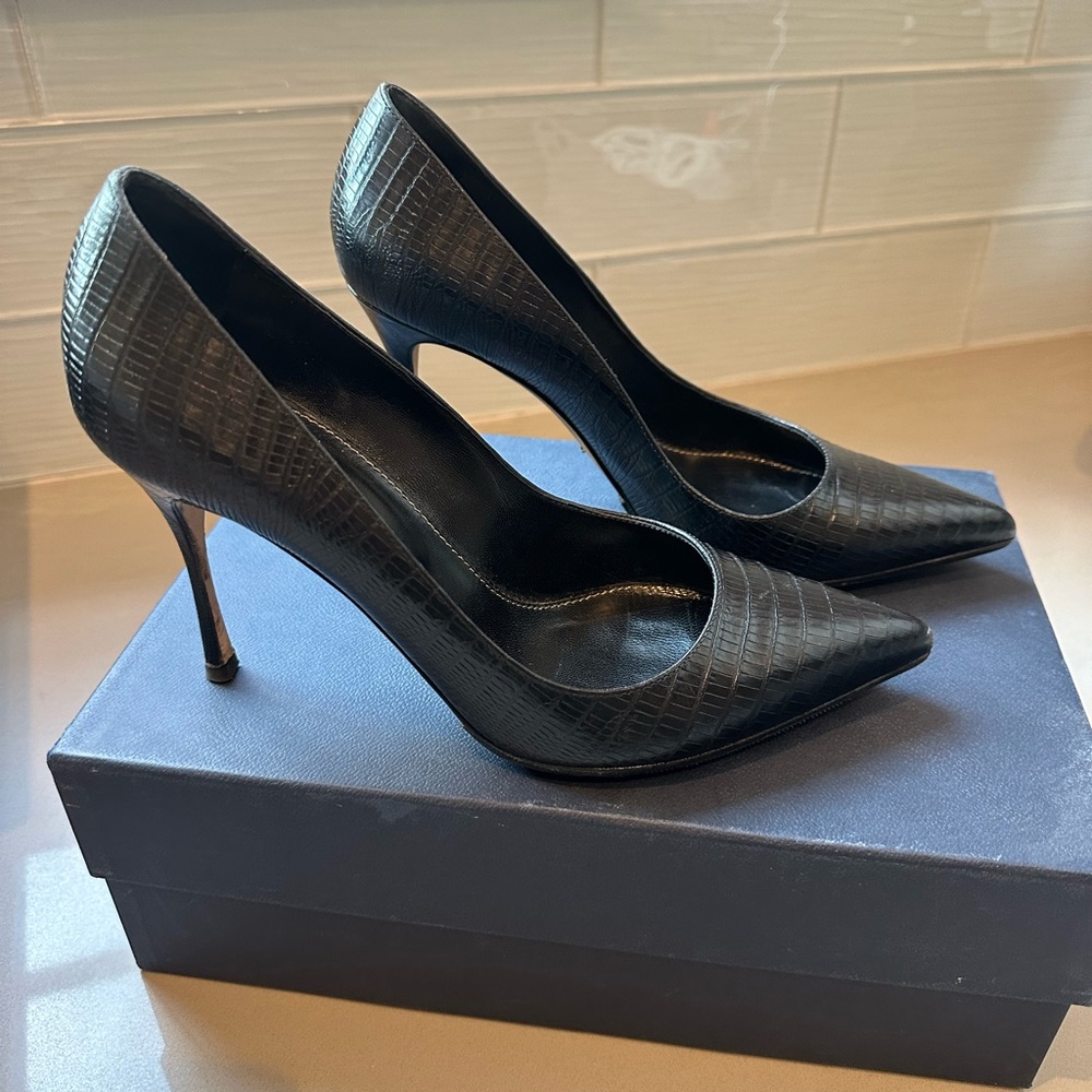 Sergio Rossi black pumps 39